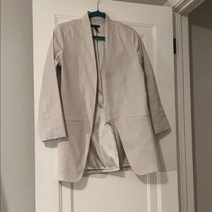 Eileen Fisher Cream Open-Front Jacket